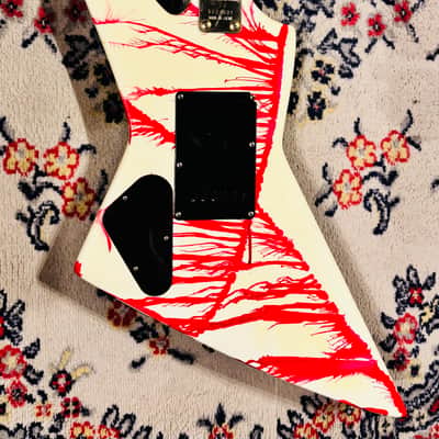 1984 Aria Pro II ZZ Limited Edition Blood Series “Bloody White” - Made In Japan image 4