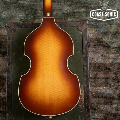 1976 Hofner 500/1 Violin Bass Left Handed Made in Germany Beatle Bass image 8