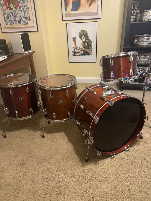 Tama SuperStar Drum Kit 22/13/16/16 Mahogany Finish image 1