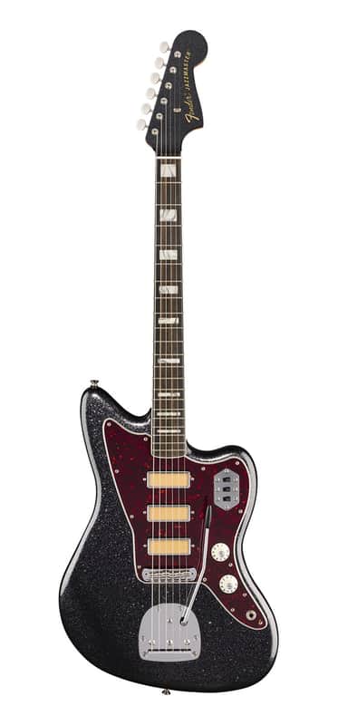 Fender Limited-Edition FSR Gold Foil Jazzmaster -Black Sparkle Limited-Ed image 1