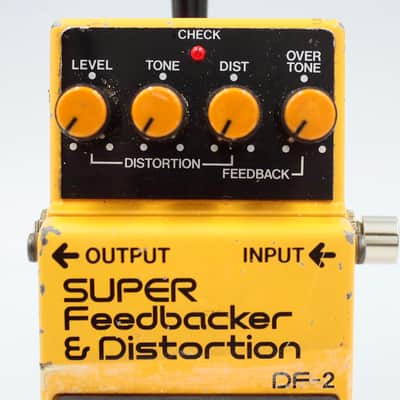 Boss DF-2 Super Feedbacker and Distortion 1985 Made In Japan Guitar Effect Pedal 558800 image 3