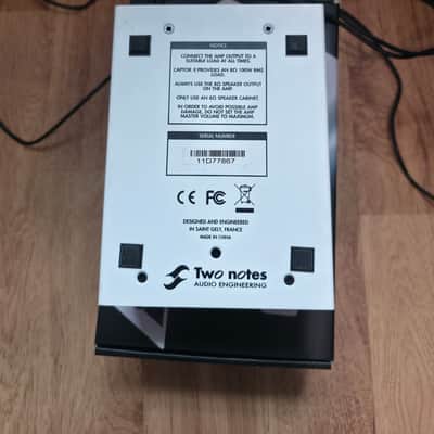 Two Notes Torpedo Captor X 8ohm Stereo Reactive Load Box / Attenuator 2020 - White image 4