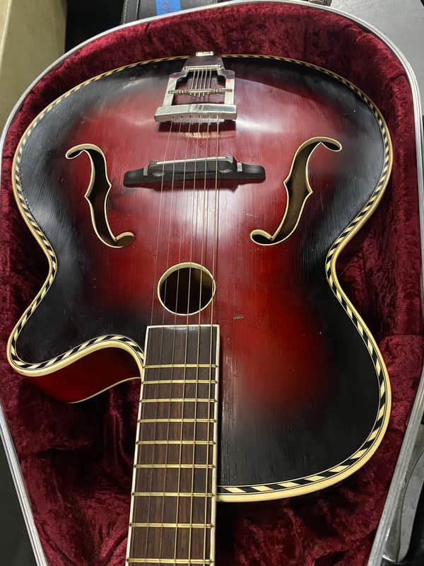 Huttl Archtop Sunburst West German ! image 1