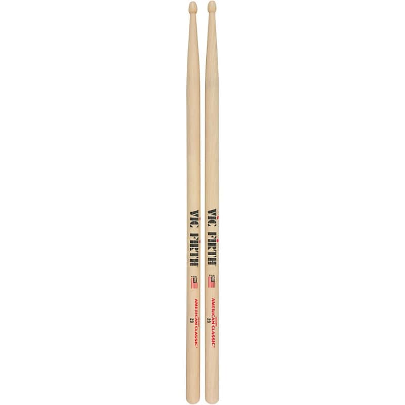 Vic Firth American Classic Hickory Drumsticks Wood 2B VF2B image 1
