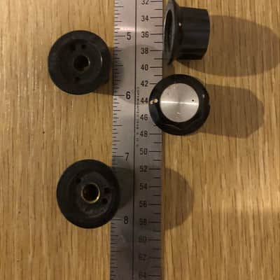 Rickenbacker / Kustom k200/ Fender Coronado Knobs c 1960’s: Original Vintage USA with Set Screws image 2