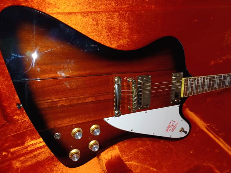 2020 Epiphone Firebird-Brand New Epiphone Firebird Case-Vintage Sunburst image 1
