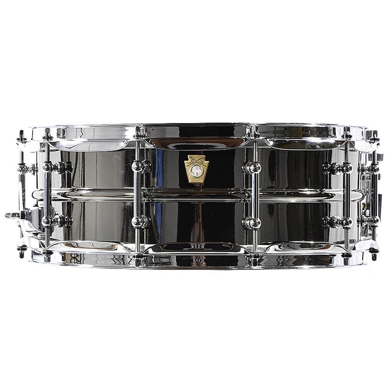 Ludwig LB416T Black Beauty 5x14" Brass Snare Drum with Tube Lugs image 2
