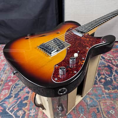 Levinson Delta Thinline Telecaster Style Ash w/VSC Active EQ - 1990's image 11