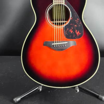 Yamaha FS830 TBS Tobacco Sunburst Small Body Guitar Top Rosewood B/S image 2