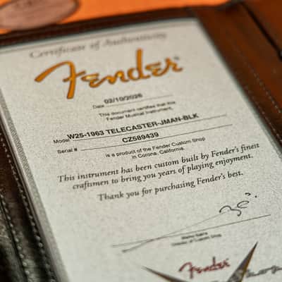 Fender Custom Shop 1963 Telecaster Journeyman Relic - 3A Rosewood Fingerboard, Black image 14
