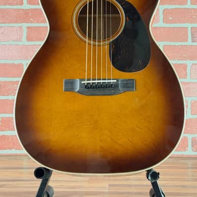 Martin Custom Shop 0014F 18 Style Engelmann Spruce, Heavy Bearclaw Acoustic Guitar - Ambertone 1933 image 2