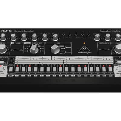 Behringer RD-6-BK Analog Drum Machine (Black) image 2