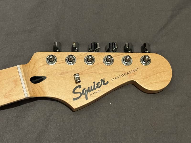 2025 Squier FSR Sonic Stratocaster Loaded Neck, Maple image 1