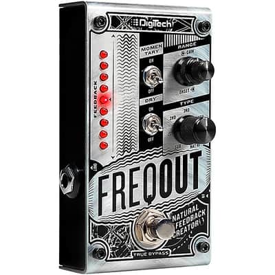 DigiTech FreqOut Frequency Dynamic Feedback Generator Pedal 2024 - SILVER & BLACK image 2