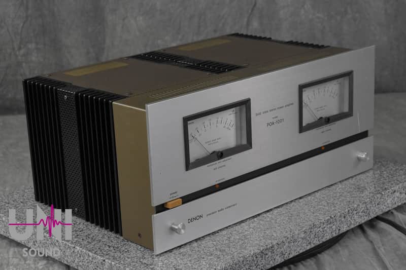 DENON POA-1001 Power Amplifier in Good Condition | Reverb