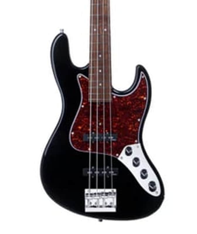 Sadowsky MetroExpress 21 Fret Vintage JJ Bass 4 String Black High Polish Morado Board image 1