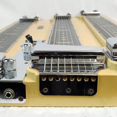 Fender Vintage Custom T-8 Triple-Neck Lap Steel, 1952, Blonde, Pre-Stringmaster, w/Case, RARE image 11