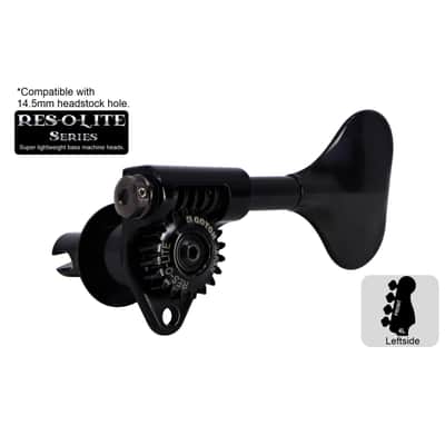GOTOH GRL510M-9 Res-o-Lite Open Gear Bass Tuner Molded, Black, 4L image 1