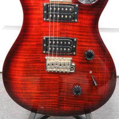PRS SE Custom 24 2018 - Fire Red Burst Electric Guitar w/ Soft Case image 5