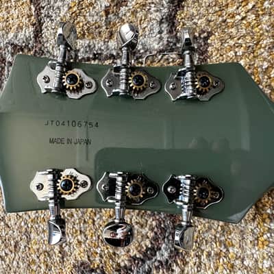Gretsch G6118T Anniversary with Bigsby 2003 - 2016 - Smoke Green 2-Tone image 8