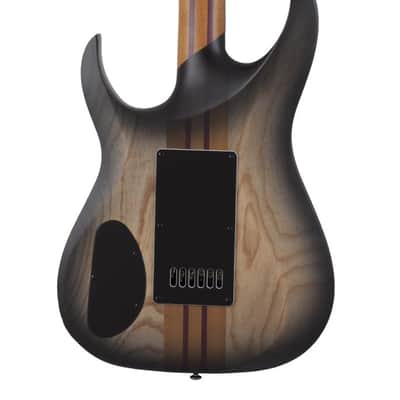 Schecter #1414 Banshee Mach-6 6-String Evertune Electric Guitar, Fallout Burst Finish image 3