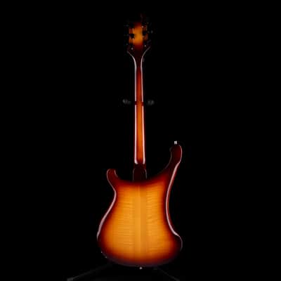 Pre Owned 2022 Rickenbacker Limited Edition 90th Anniversary 480XC TBG TobaccoGlo Guitar With OHSC - Serial # 22 012767 image 9