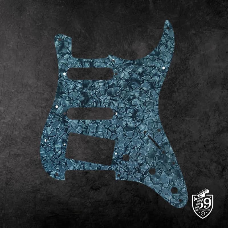 4 Ply Black Pearl HSS Strat Pickguard (Custom) image 1