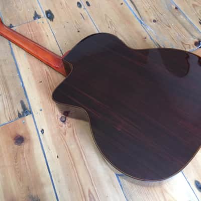 Aria MM-20 Maccaferri Gypsy Jazz Manouche Acoustic Guitar Oval Soundhole 2010s Natural image 9