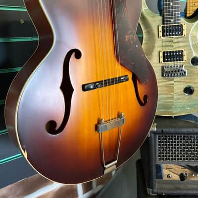Gretsch G9550 New Yorker Vintage Sunburst 2014 Acoustic Guitar image 3