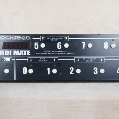 Rocktron MIDI Mate Foot Controller Black in Box w/ Power Supply, 30ft MIDI Cable image 12