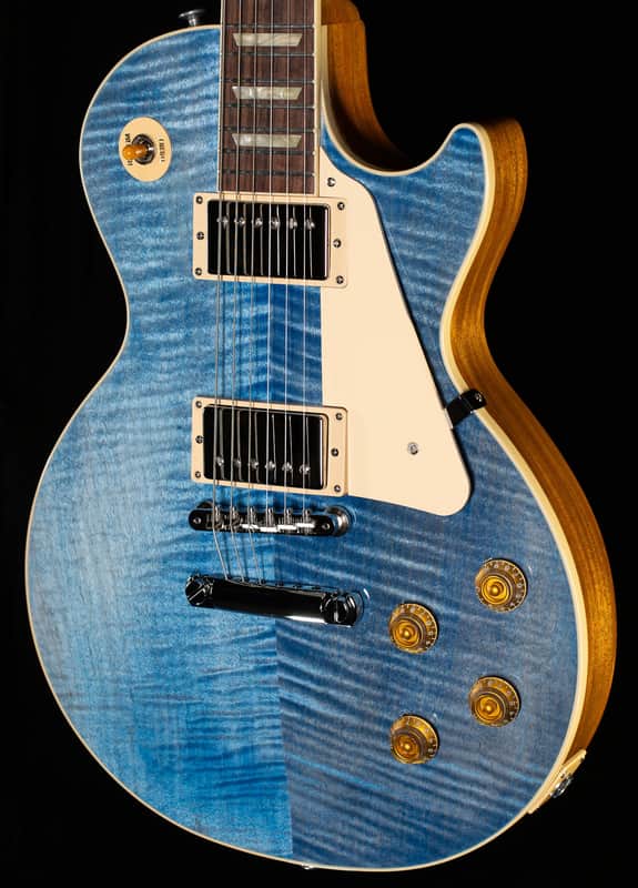 Gibson Les Paul Standard 50s Figured Top Ocean Blue (257) image 1