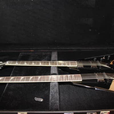 Dean VMNT - Dave Mustaine Doubleneck 6/12 Electric Guitar w OHSC - Black image 7