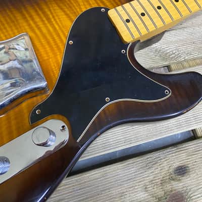 General vintage Tone Custom Tele Esquire pickguard 5 ply construction black parchment Black 5 ply image 3