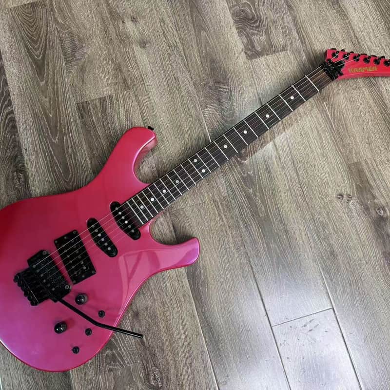 80s Kramer Paul Dean Signature Metallic Pink