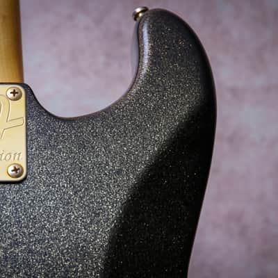 FENDER MIJ Hellecasters Limited Edition John Jorgenson Stratocaster "Black Gold Sparkle + Rosewood" (1997) image 18