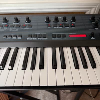Behringer UB-Xa 16-Voice 61-Key Synthesizer 2023 - Present - Blue with Wood Sides image 6