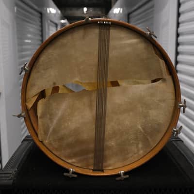 Early 1900's Marching Snare - Field Drum / Floor Tom / Parade Drum - 16x12 image 4