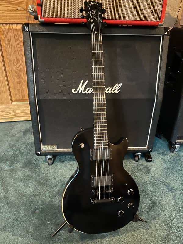 Gibson Les Paul Studio Gothic II EMG 2006 - Gothic Black | Reverb