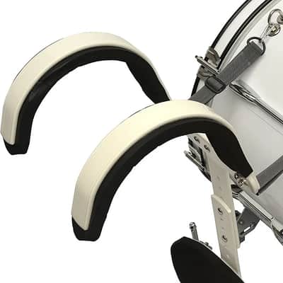 Trixon Field Series Marching Bass Drum 20×12 - White image 5