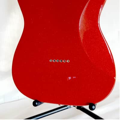 Leo Jaymz Elite Series "Popcaster" Electric Guitar - Sparkle Red image 10