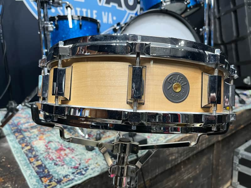 Paul "Jamo" Jamieson's 1990 UNTOUCHED SOLID 4×14″ Single Ply Maple Snare. image 1