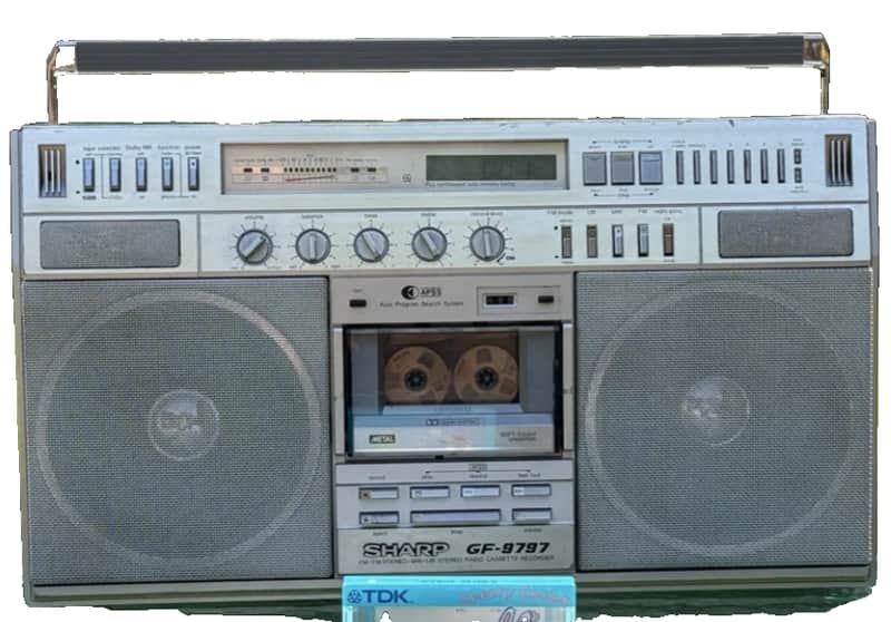SHARP GF-9797H Rare Vintage Cassette Deck Boombox Japan Serviced Warranty 1979s image 1
