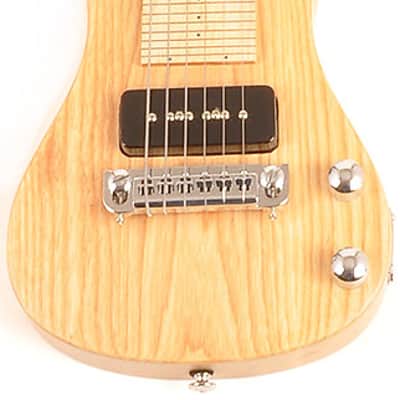 SX Lap 2 Ash NAT Electric Lap Steel Guitar w/Bag & Stand image 3