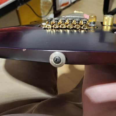 Ibanez EGEN18-TVF Herman Li Signature with Rosewood Fretboard 2008 - 2016 - Transparent Violet Flat image 12