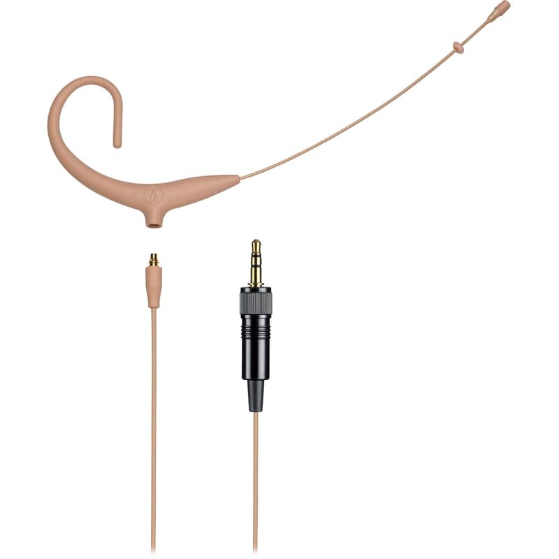 Audio-Technica BP892XCLM3 Omnidirectional Condenser Earset Microphone with cLM3 Connector image 1