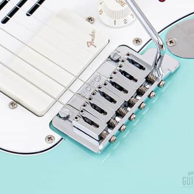1996 Fender Stratocaster ST-Champ10 ST-CH-435 Mini Electric Guitar Sonic Blue w/ Built-In Speaker, Japan MIJ image 5