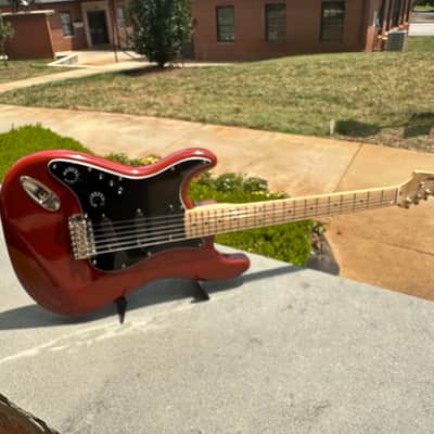 Greco SE Stratocaster Owned By Elliot Easton 1980 - Dakota Red Left Handed OHSC image 2