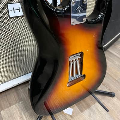 Fender Stratocaster Left-handed Reverse Headstock Partscaster - Sunburst image 9