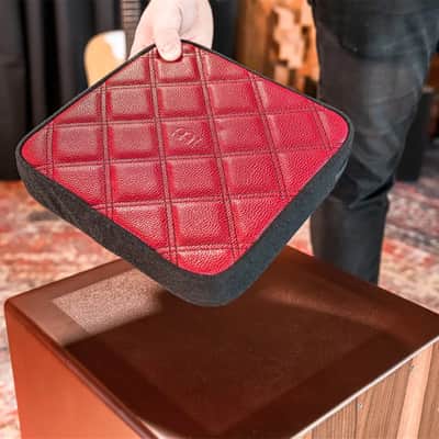 Meinl Deluxe Cajon Seat Cushion, Red DCS-R image 2