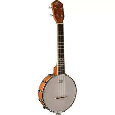 Oscar Schmidt OUB1 Remo Head Mahogany Neck & Back-Side Concert Size 4-String Banjolele Banjo Uke image 2